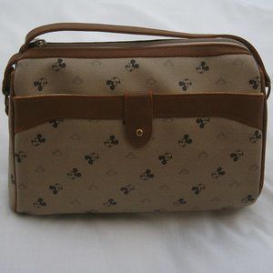 VINTAGE MICKEY MOUSE SIGNATURE SHOULDER BAG